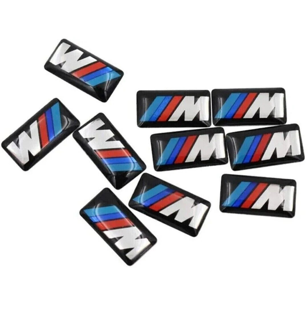 5x BMW M Felgenaufkleber für Alufelgen Lenkrad Selbstklebend Emblem